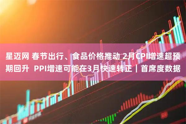 星迈网 春节出行、食品价格推动 2月CPI增速超预期回升  PPI增速可能在3月快速转正｜首席度数据