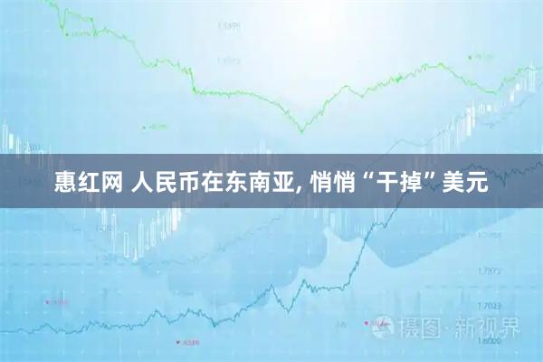 惠红网 人民币在东南亚, 悄悄“干掉”美元